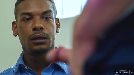 Pretty american boys beefcake Adrian Hart and stud Devin Franco in hot interracial anal sex in kitchen