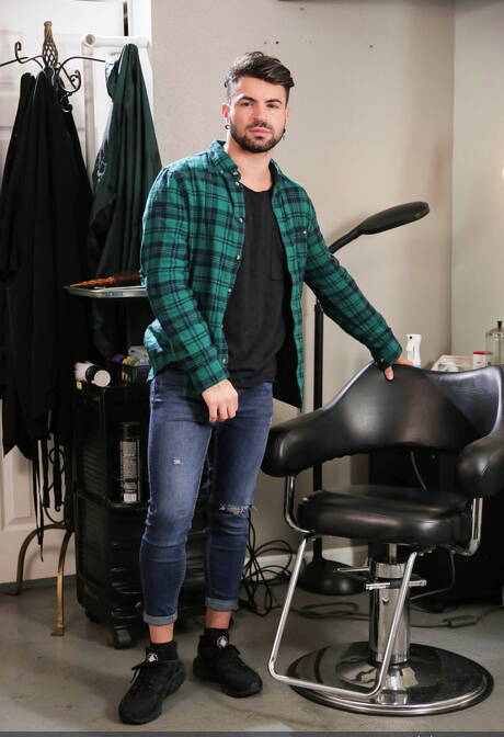 Masqulin: 근육질의 미국 소년 브록 뱅크스와 근육질의 이안 그린이 사랑을 나눕니다.