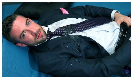 De gespierde Adam Dacre en superstud Scott Hunter hebben een hete sekservaring