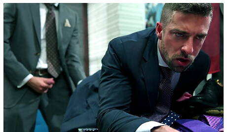 De gespierde Adam Dacre en superstud Scott Hunter hebben een hete sekservaring