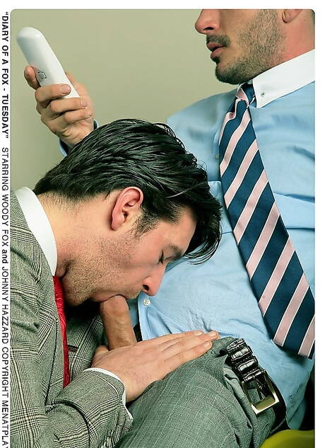 Men At Play: American tough guy Johnny Hazzard and australian otter Woody Fox have a good sex