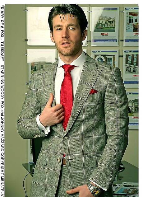 Men At Play: American tough guy Johnny Hazzard and australian otter Woody Fox have a good sex