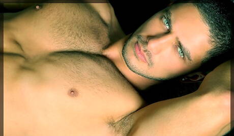 Der attraktive Russe Dato Foland und der attraktive Amerikaner Landon Conrad haben es miteinander getrieben