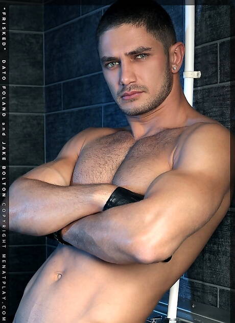 Men At Play: Russian beefcake Dato Foland and  Jake Bolton banged each other