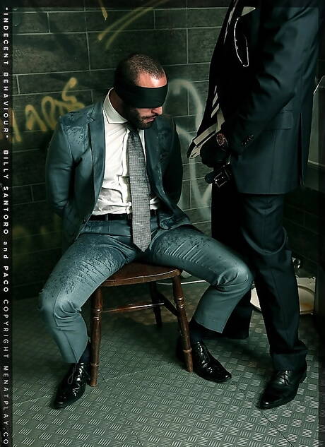 Sexy stud Billy Santoro and sexy boy Paco hard tied