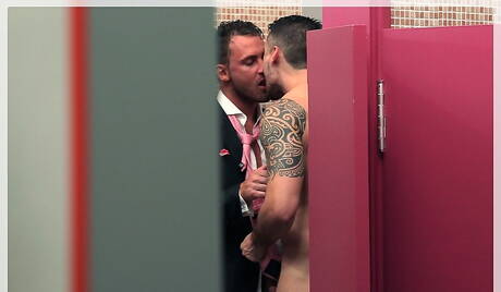 Slovak superstud Jay Roberts and dutch muscular Logan Moore have a good sex