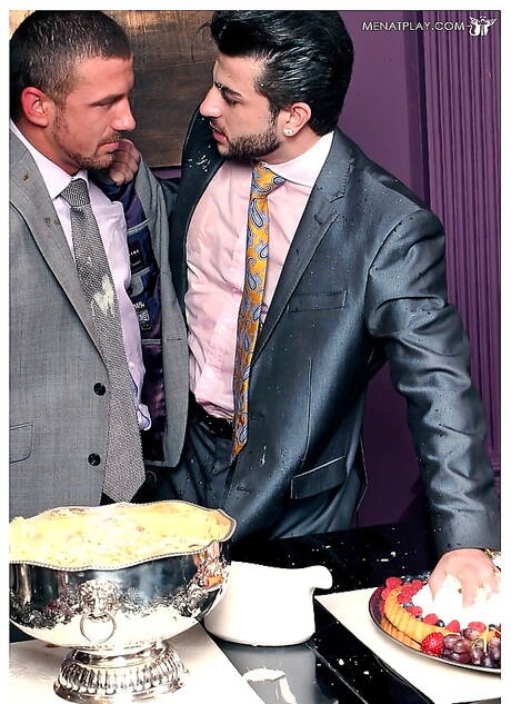 Men At Play: Hunk Harry Louis and well-built Marco Sessions sucking and fucking each other