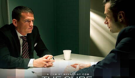 Sexy boys Cavin Knight, Justin Harris and Scott Carter in threesome fuck action