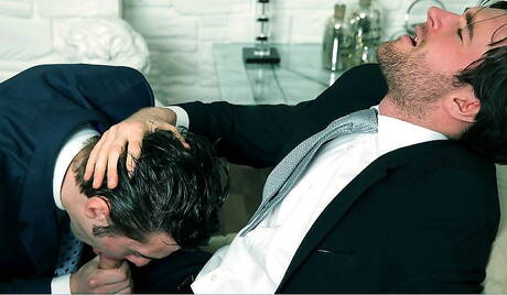 Muscular Justin Harris and well-built Woody Fox have a good anal sex