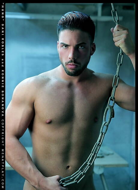 Spanish hairy bear Dani Robles and  Ronnie Bonanova loves bondage