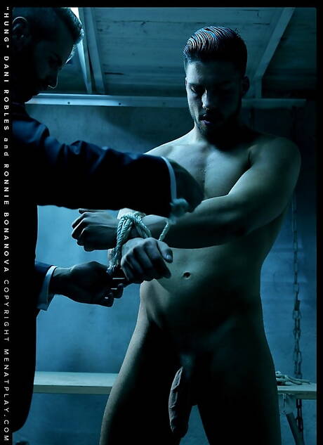 Spanish hairy bear Dani Robles and  Ronnie Bonanova loves bondage