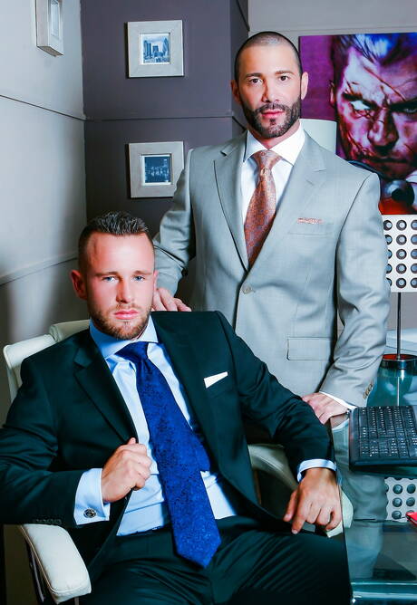 Men At Play: Beefy Ben Brown and stud Junior Stelliano sucking and screwing each other