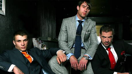 Gays maduros e sérios Alex Parry, Carlos Caballero, Patrik lambendo bundas e chupando paus grandes