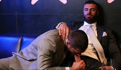 Men At Play: Shameless buddies Alex Marte, Axel Brooks and Scott Hunter in hard 3some sex