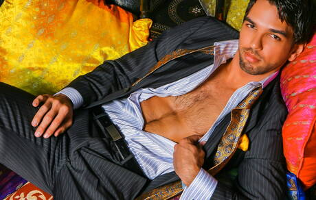 Latino-Hengst Lucky Daniels zeigt einen perfekten Körper