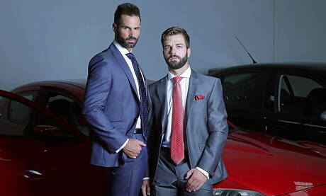 Spanish hot bear Dani Robles and portuguese well-built Hector De Silva fuck ass after blowjob