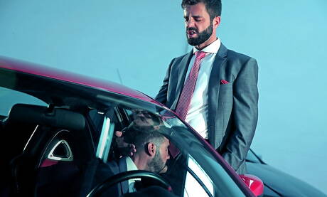 Spanish hot bear Dani Robles and portuguese well-built Hector De Silva fuck ass after blowjob