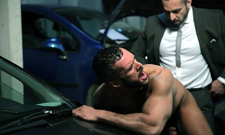 Argentinian gay bear Adam Champ and spanish gay bear Denis Vega make a love