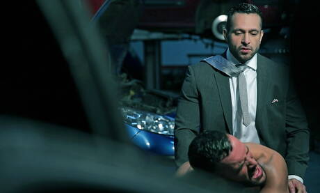 Argentinian gay bear Adam Champ and spanish gay bear Denis Vega make a love