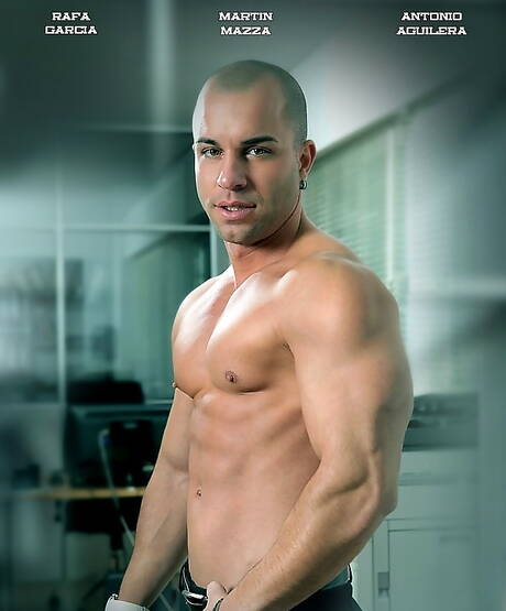 Heiße Jungs: Antonio Aguilera, Martin Mazza und Rafa Garcia beim heißen Dreier-Analsex