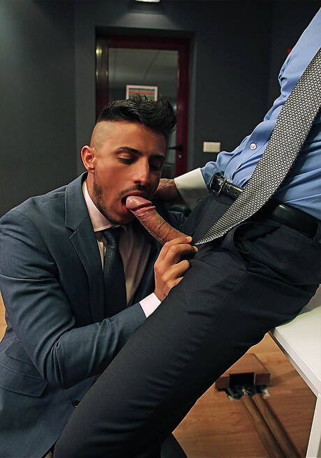 Der britische Hengst Geordie Jackson und der lateinamerikanische Hengst Klein Kerr haben heißen Analsex