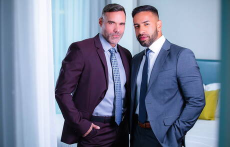 Tough guy Manuel Skye and hunk Mateo Zagal have a good anal sex in hot shower