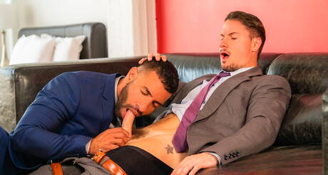 Der heiße Kumpel Mateo Zagal und der sexy Typ Skyy Knox haben guten Analsex