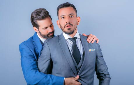 Der gut gebaute Dani Robles und der starke Mann Joe Gillis haben heißen Paarsex