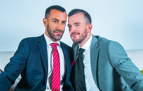 Der kräftige Franky Fox und der attraktive Gustavo Cruz haben guten Analsex