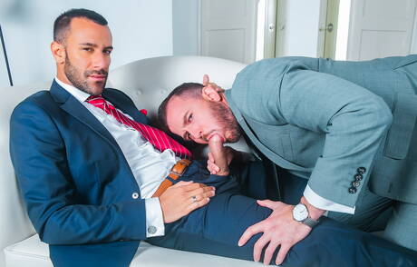 Der kräftige Franky Fox und der attraktive Gustavo Cruz haben guten Analsex