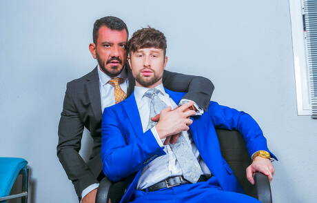 Diego, Drew, Joe, Sir Peter in einer heißen Gruppensexszene