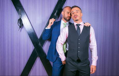 Tough guy Bruno Max and muscular Jonathan Miranda have a hot sex