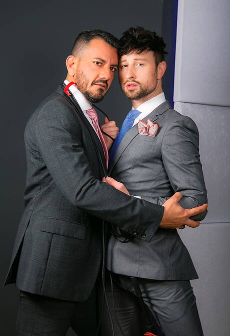 Der muskulöse Drew Dixon und der Hengst Joe Gillis lieben sich