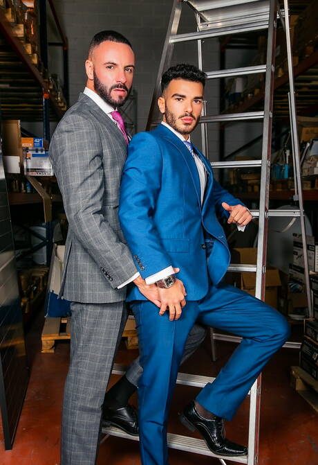 O durão Leo Rosso e o musculoso Pol Prince se chupando e transando