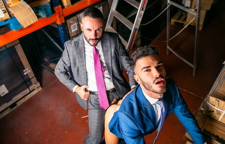 O durão Leo Rosso e o musculoso Pol Prince se chupando e transando