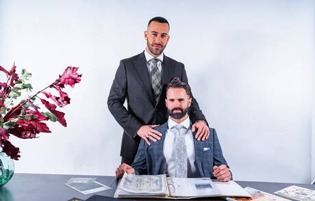 Der harte Kerl Dani Robles und der muskulöse Gustavo Cruz lieben sich