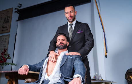 Der harte Kerl Dani Robles und der muskulöse Gustavo Cruz lieben sich