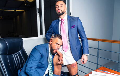 Spanish young dude Andrea Suarez and  Viciousmen in hot ass bang