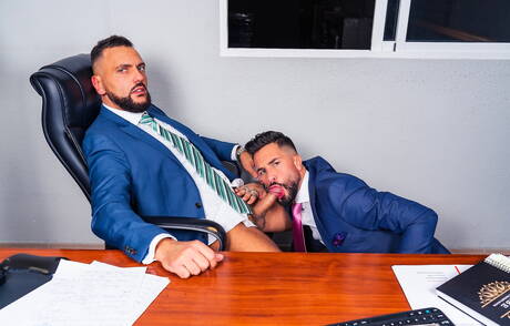 Spanish young dude Andrea Suarez and  Viciousmen in hot ass bang