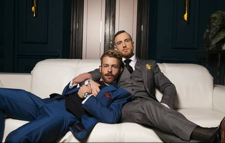 English hairy stud Gabriel Phoenix and scottish well-built Jp Dubois in hot anal sex