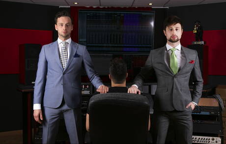 Der belgische harte Kerl Damon Heart und der haarige englische Hengst Drew Dixon lieben sich