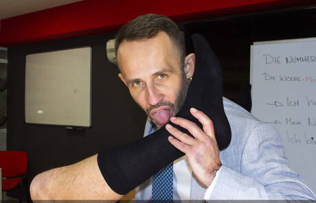 Der bullige Robbie Rojo und der starke Mann Vadim Romanov in einer heißen Homosexuellenszene