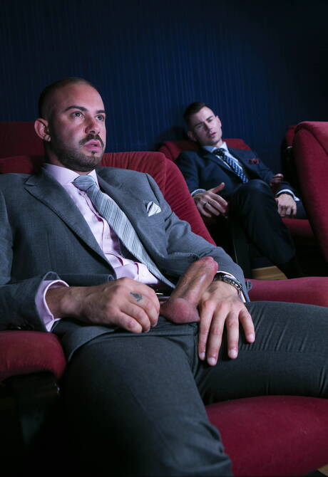 Stud Bruno Max and well-built Lukas Daken in hot ass bang