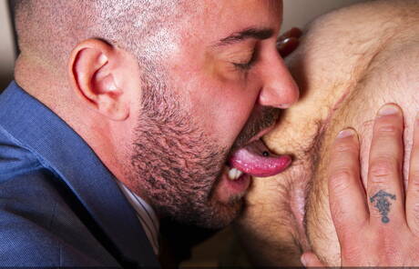 Beefy Bruno Max and superstud Dani Robles have a good oral sex