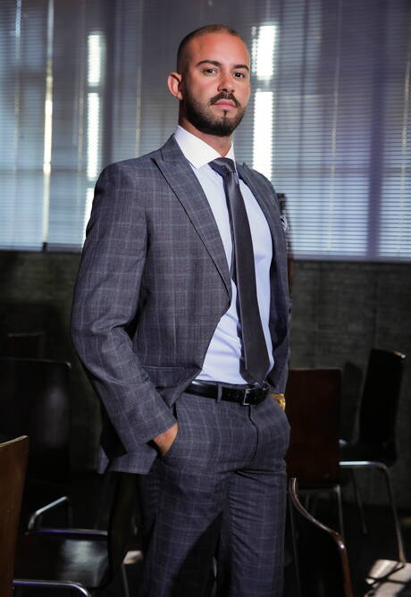 Tough guy Bruno Max and muscular Robbie Rojo have anal sex