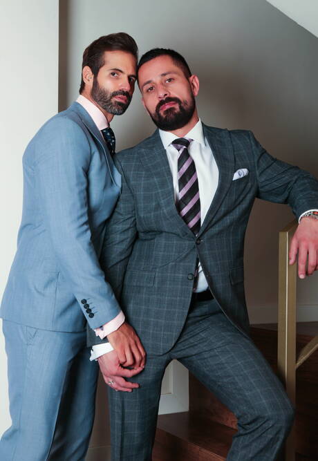 Der attraktive Cristian Sam und der attraktive Dani Robles lieben sich