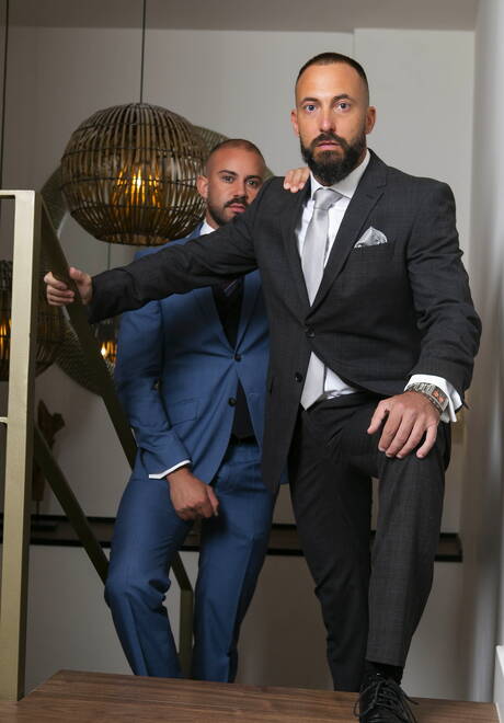 Men At Play: Tough guy Bruno Max and beefcake Xavi Garcia love each other