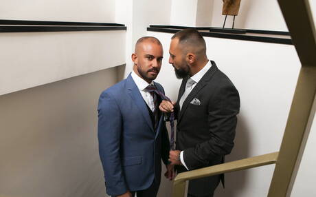 Tough guy Bruno Max and beefcake Xavi Garcia love each other