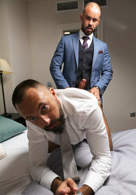 Tough guy Bruno Max and beefcake Xavi Garcia love each other