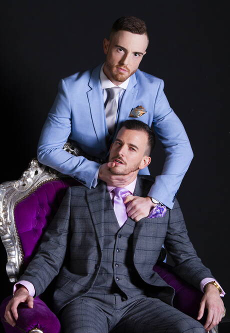 Beefcake Franky Fox and tough guy Jp Dubois fuck after dick sucking